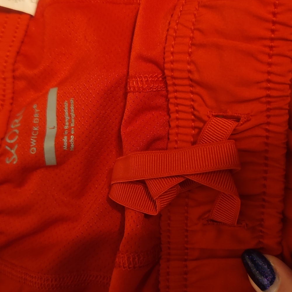 Skora Red 5inch Workout Shorts - Picture 8 of 11